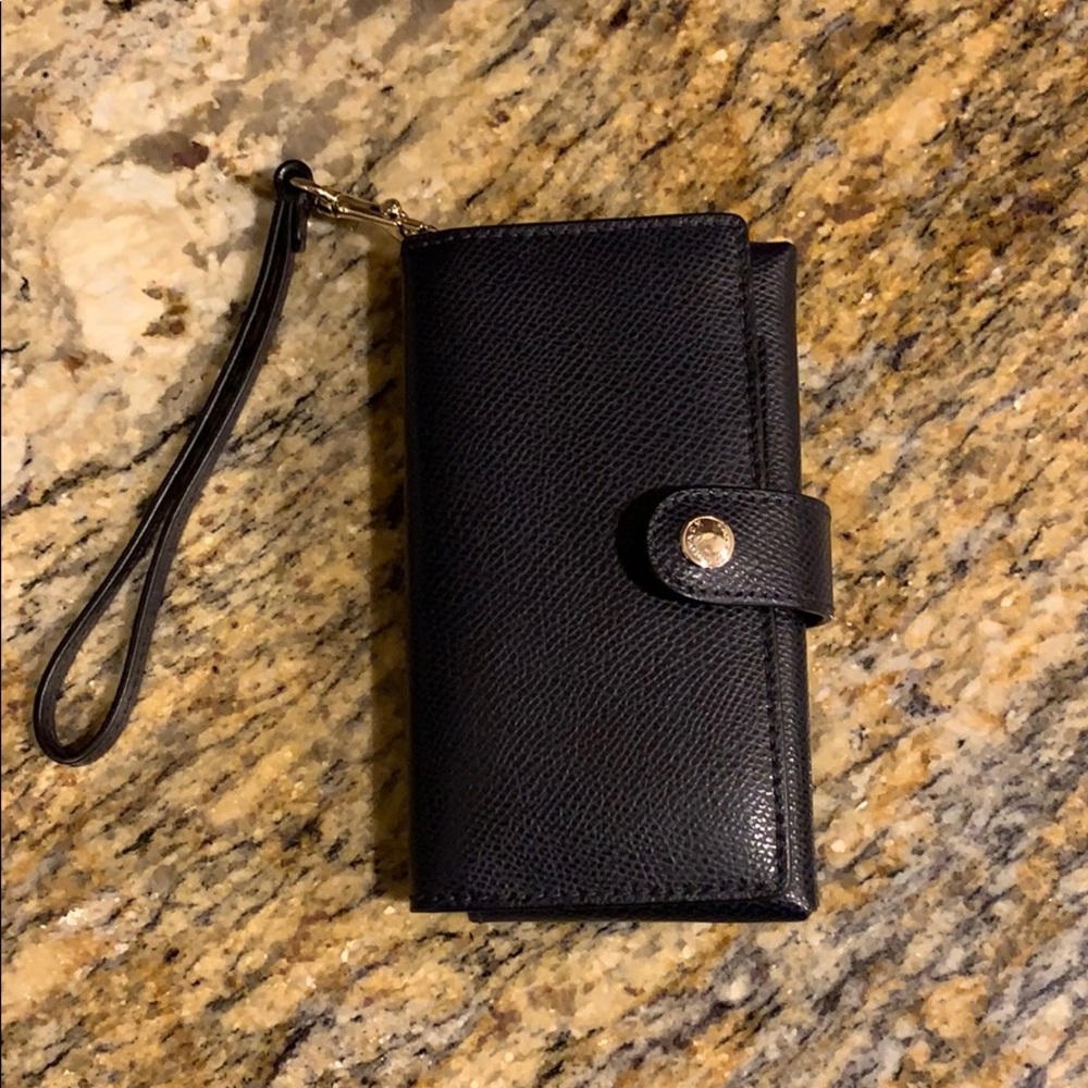 Navy Coach Wallet/Phone Holder
